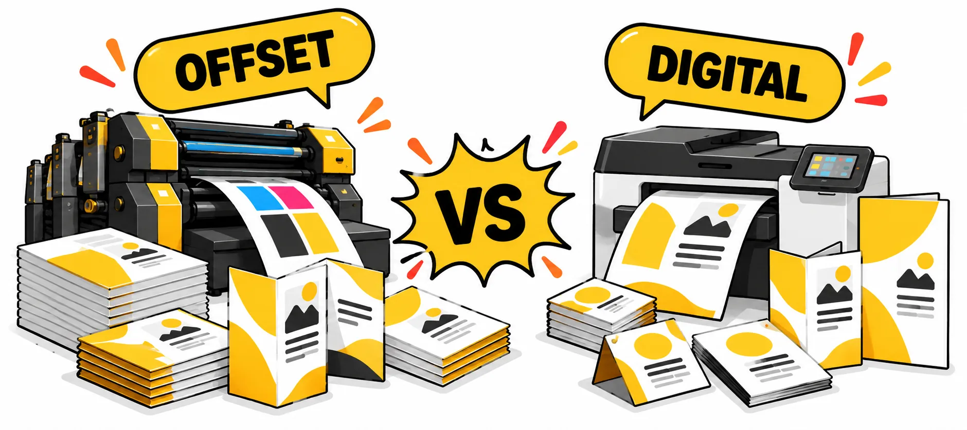 Offset vs Digital Printing: Which is Better for You? - Print Monster